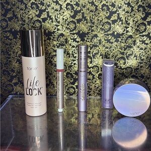 Tarte Beauty Collection with Life Lock Spray and Purple Accents